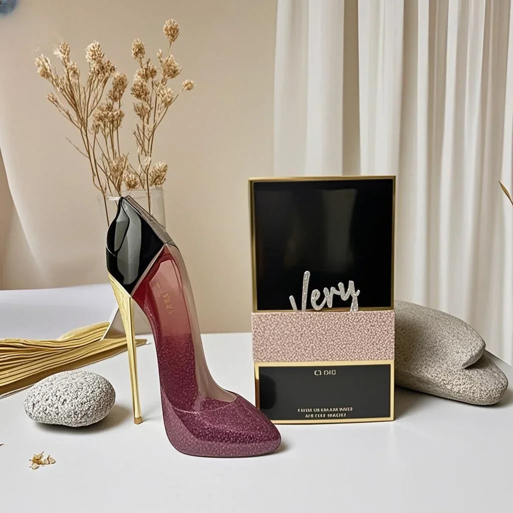 New Women's Luxury Floral Elegant High Heel Bottle Design Lasting Fragrance Sexy spray Fashion Deodorant perfume