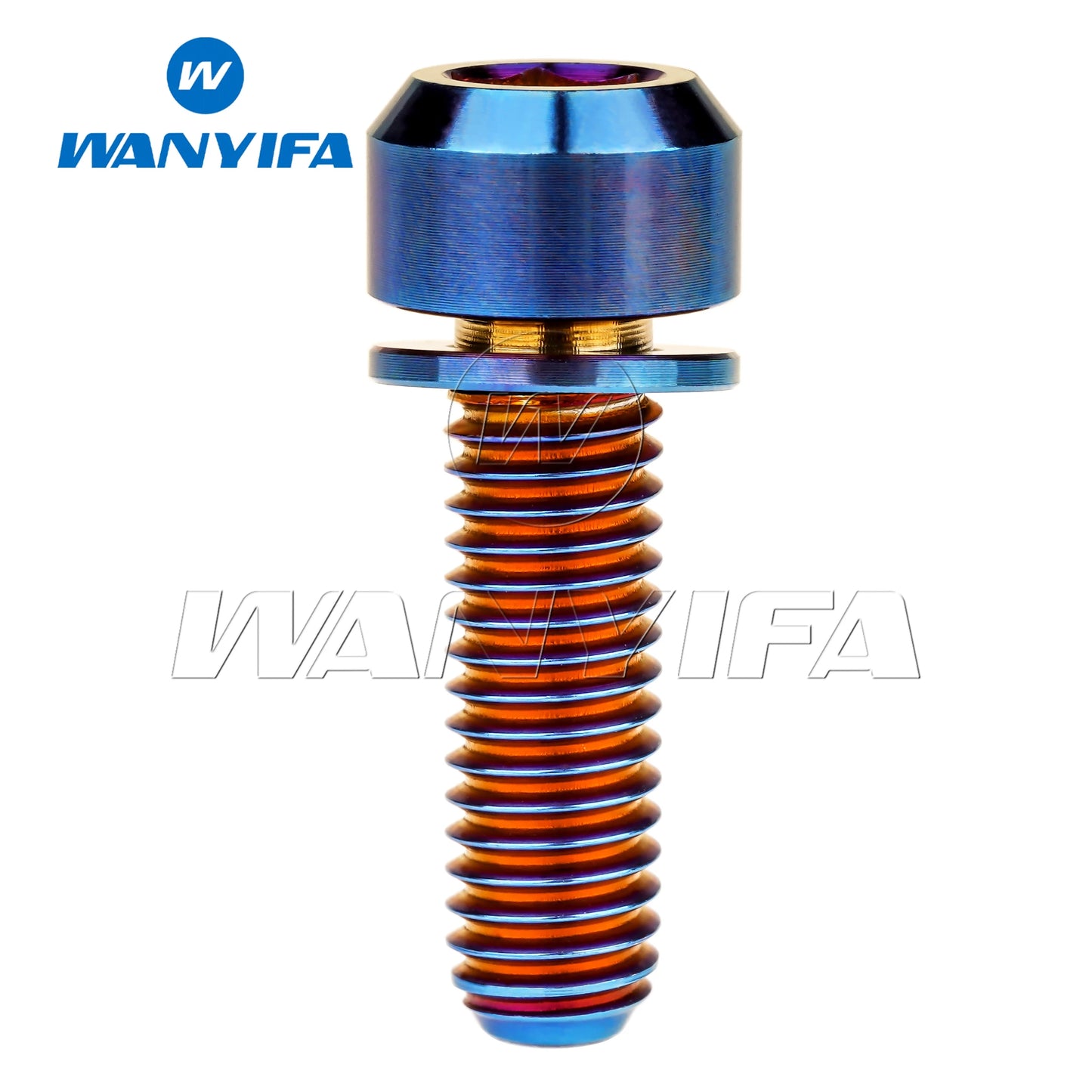 Titanium Bolt M6x16/18/20/25/30/35mm Allen Hex Screws with Washer for Bicycle Disc Brake Upgrade V brake Hub Fixed