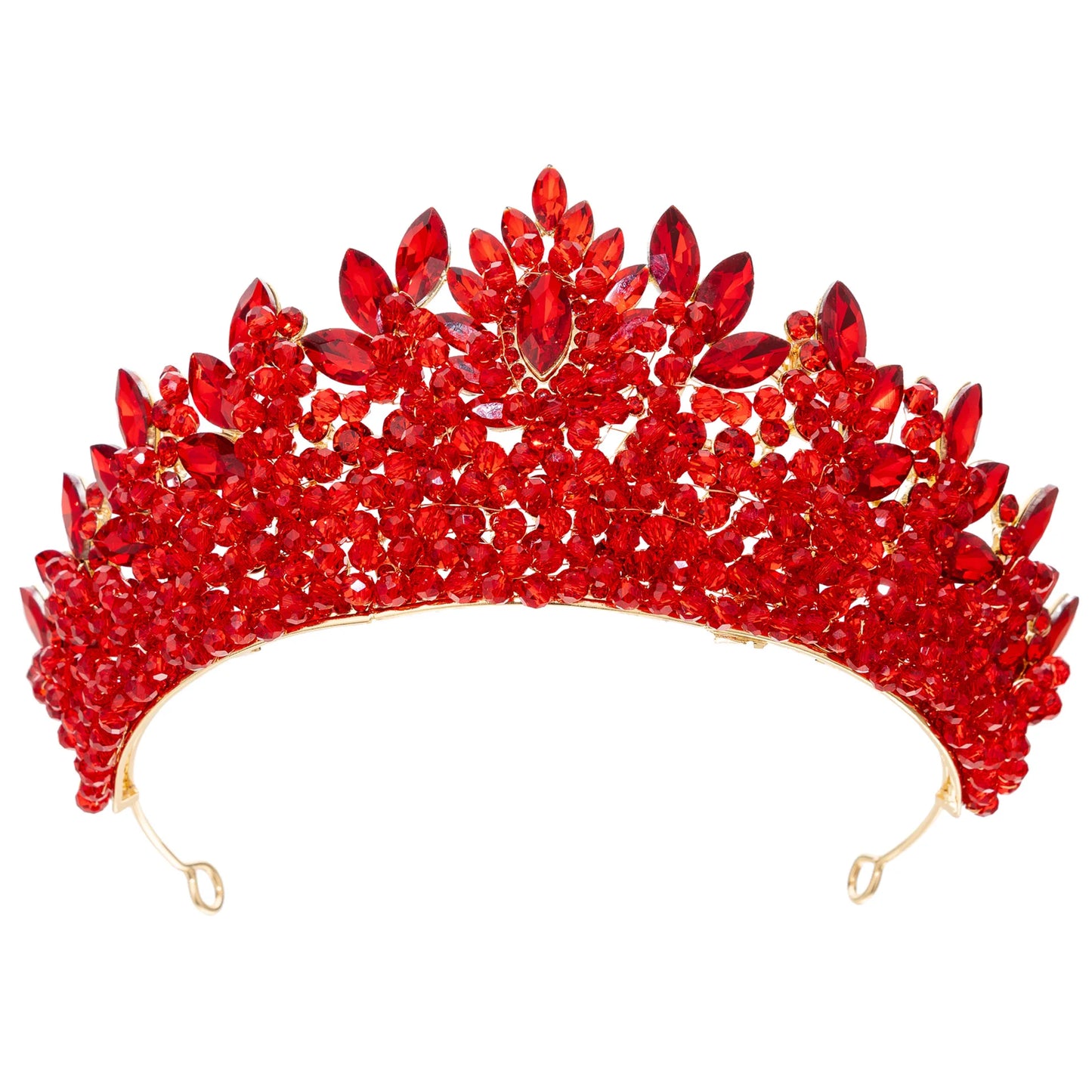 New Arrivals colorful pink crown and headband with beads tiara