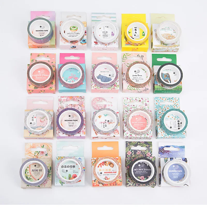 Washi Tape DIY Scrapbooking Paper Sticker Label Masking Tape Album Diary Decoration Stationery Tapes