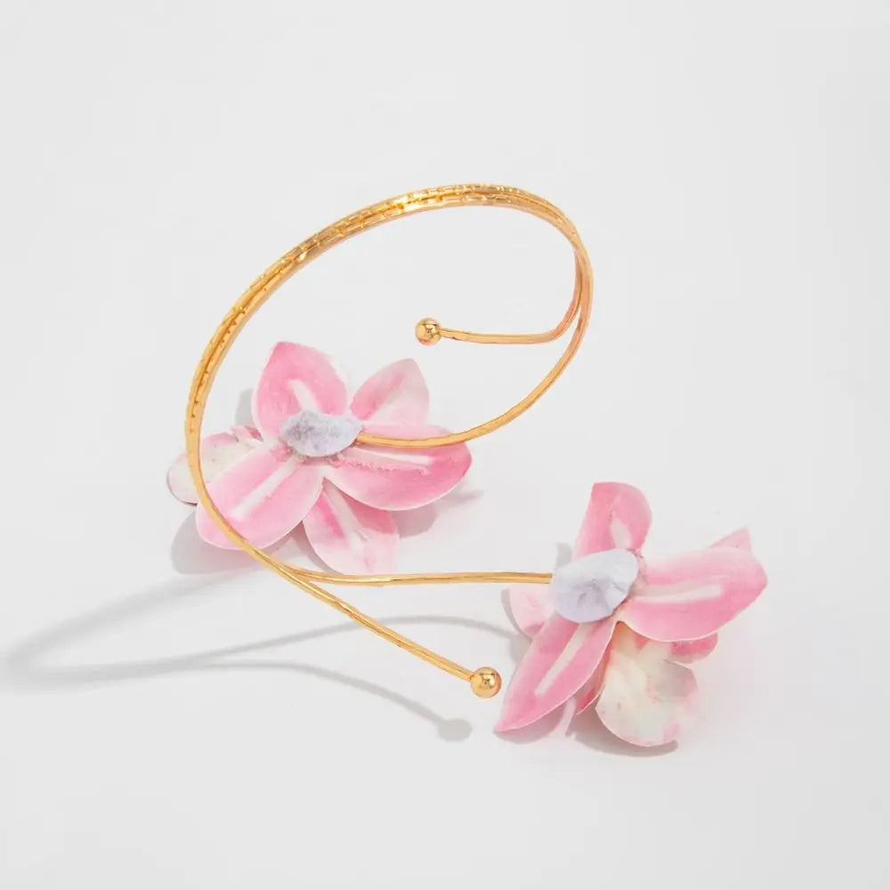 Fairy Adjustable Flower Arm Chain Exquisite Trendy Armband Exotic Style Egg Flower Open Arm Bangle Arm Accessories