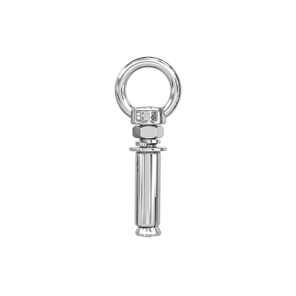 Eye Screws 304 Stainless Steel Construction Sites 100mm 15 Sizes Available Complete Size Range Lengthened Design