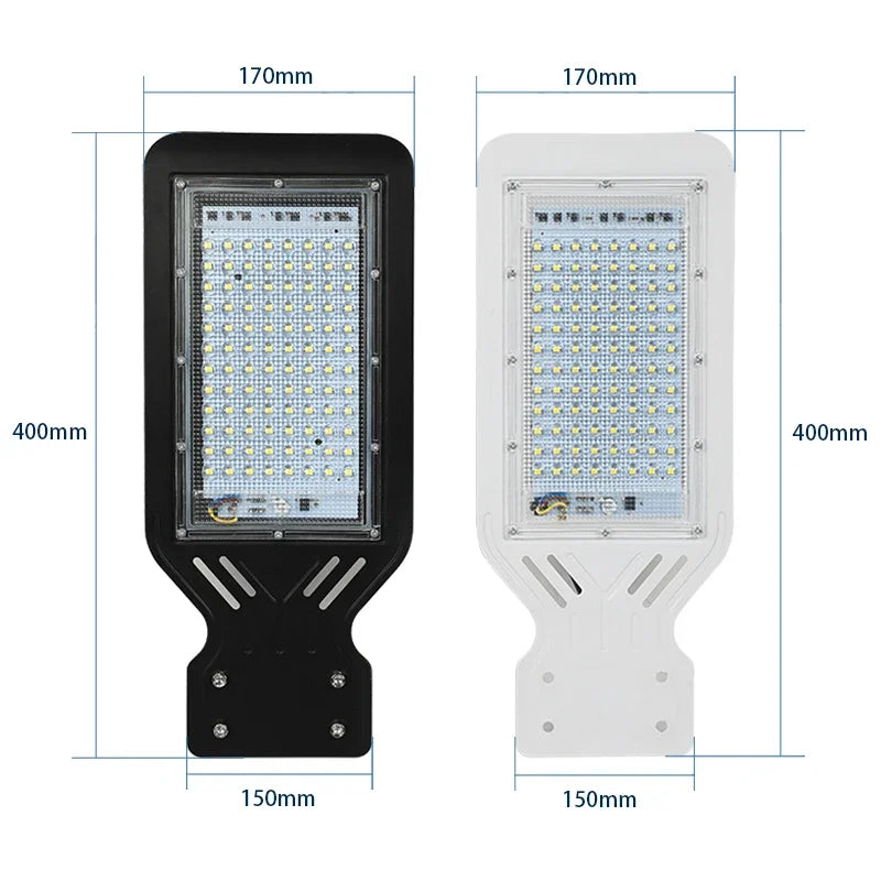 LED Street Lamp 100W AC 110V 220V 230V 240V Outdoor Floodlight Spotlight IP65 Waterproof Garden Road Street Pathway Pole Lights