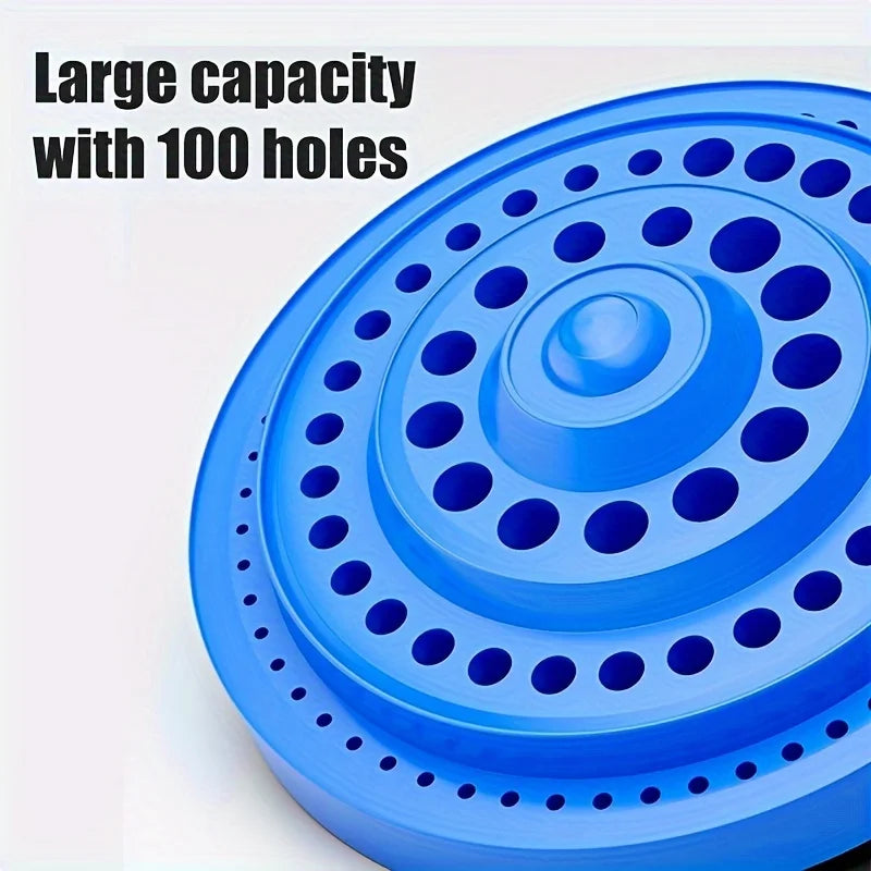 Rotary Tool Bit Holder, ⚡🎗️(Drill Bench Tool Holes Screwdriver Bit Holder) Drill Head Storage Case❤️💝
