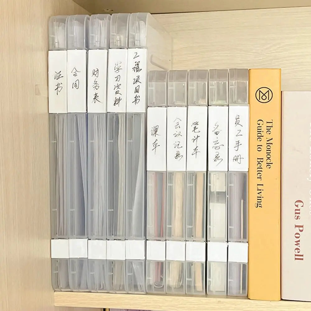 Organizer Certificates Contract Office Supplies File Organizer Box Slim Document Case Puzzle Storage box Desktop Storage Box