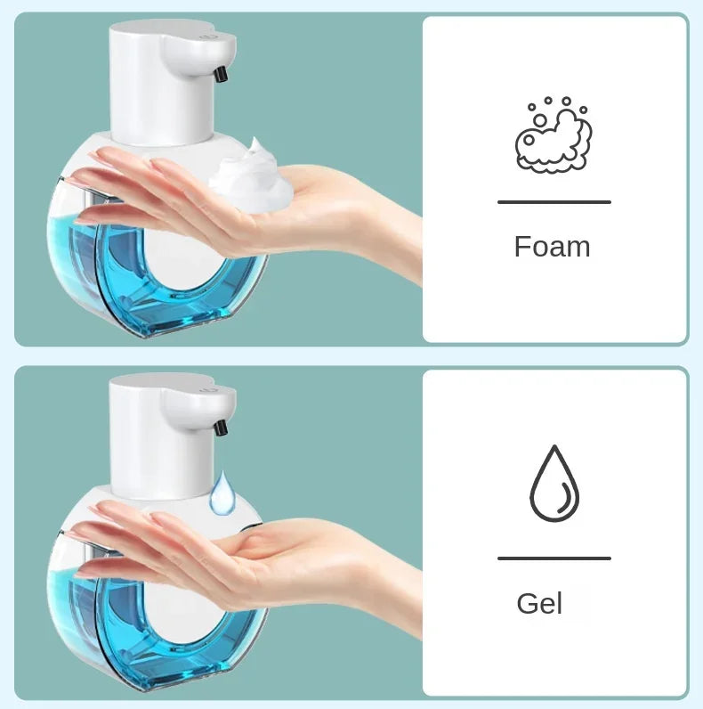 NOCCLILI Smart Soap Dispenser 420ml Touchless Motion Sensor Washing Hand Device Wall-Mounted Liquid Soap Dispenser