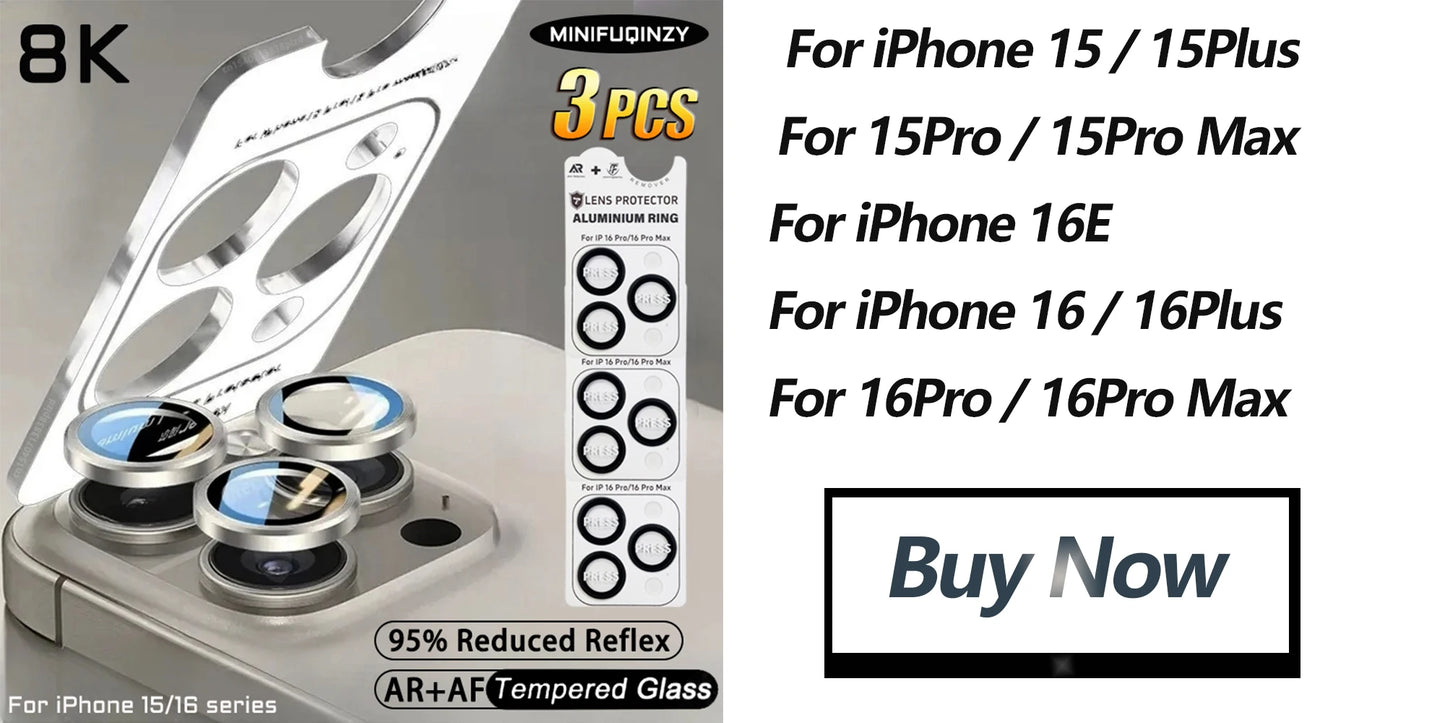 Cut Edge Luxury Tempered Glass For iPhone 17 15 14 13 12 11 16 Pro Max Screen Protector 17 Air Plus X XS XR Full Cover Film