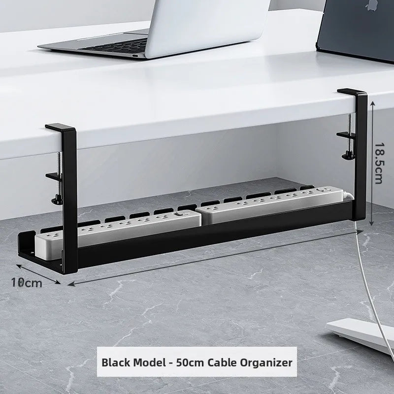 under Desk Cable Organizer Box Slot Office Desk Cable Management Holder No Drilling Required Cuter Cable Organizer Box