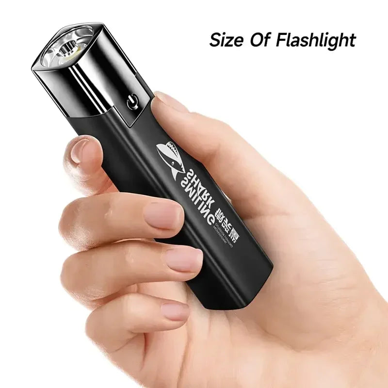 Super Bright LED Flashlight USB Rechargeable Battery Led Torch for Night Riding Camping Hunting Outdoor Waterpr Flash Light