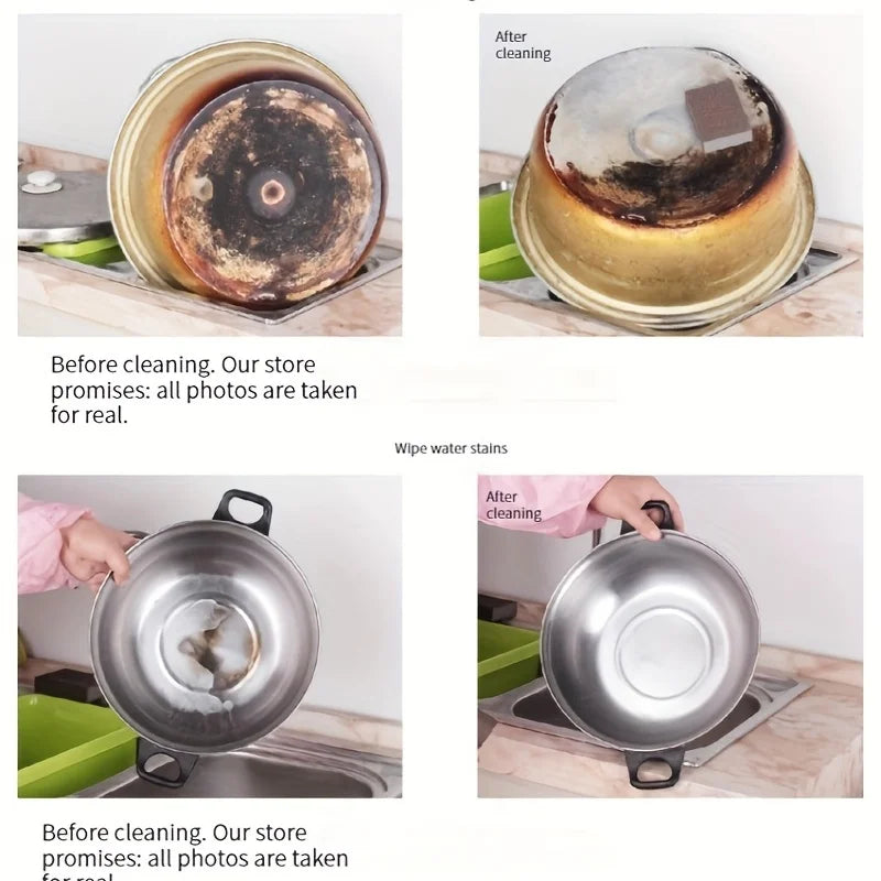 Magic Eraser Cleaning Wonders - Multi-Purpose Descaling, Rust Removal, Scouring, and Dishwashin Cleaning Supplies