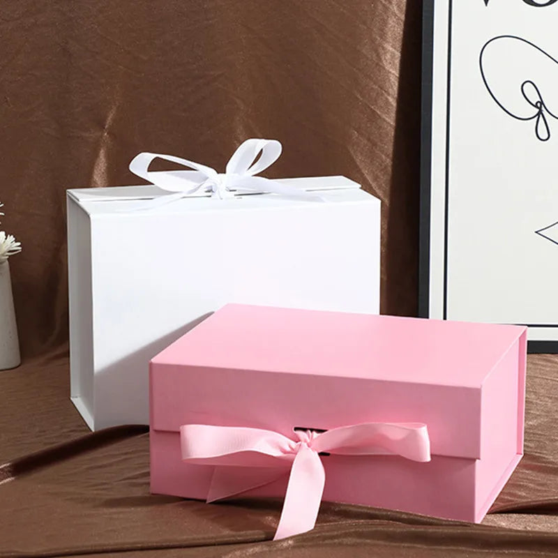 Cardboard White Black Gift Package Carton Large Gift Box logo customize Corrugated Box For Packaging Parti Favors Box