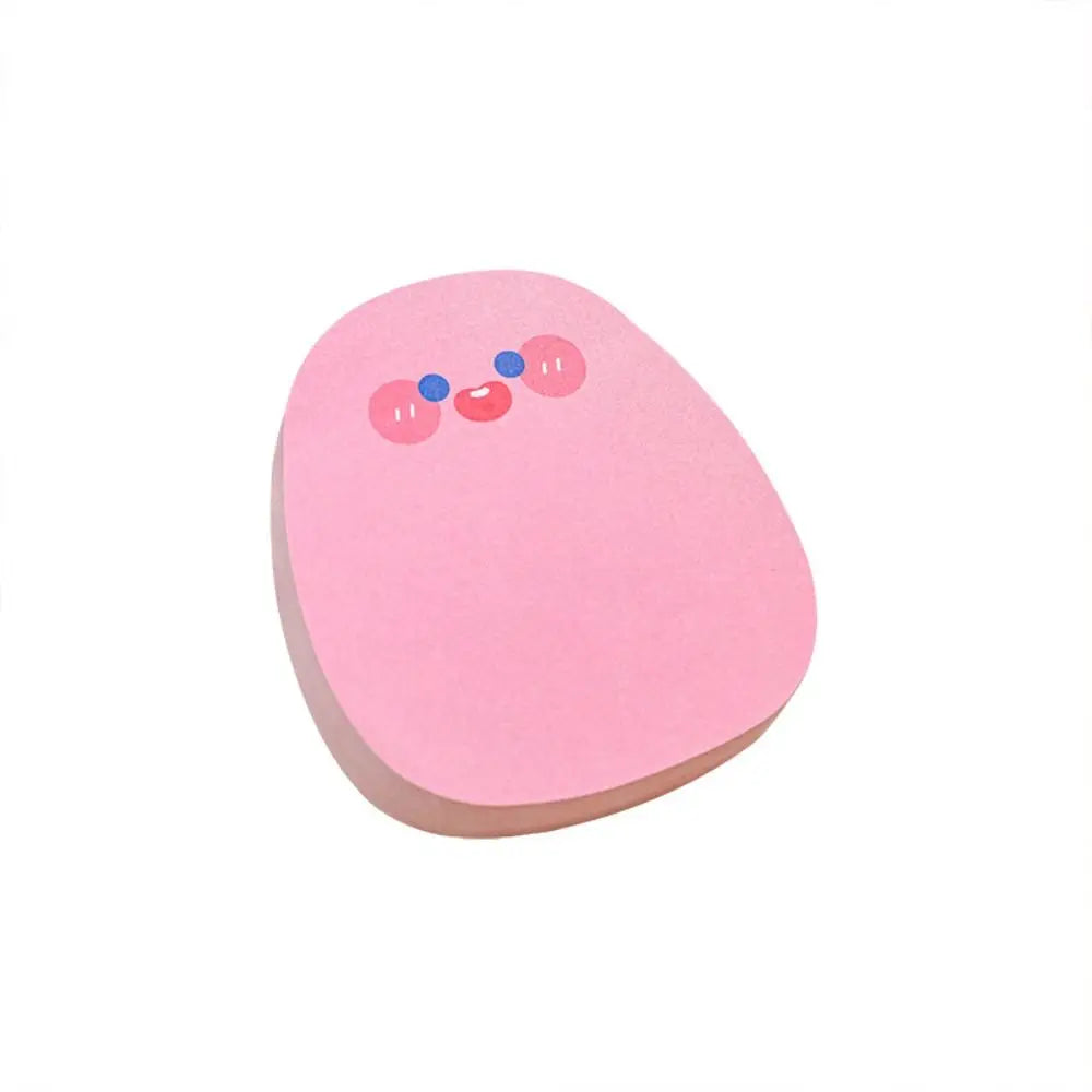 Self-Adhesive Sticker 60 Sheets Sticky Notes Colored Ins Messages Sticking Paper Cartoon Kawaii Message Paper Girls