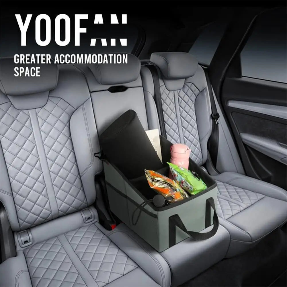 Car Storage Organizer Box Large Capacity Space-saving New Automotive Backseat Car Storage Box Outdoor Trunk Organizer