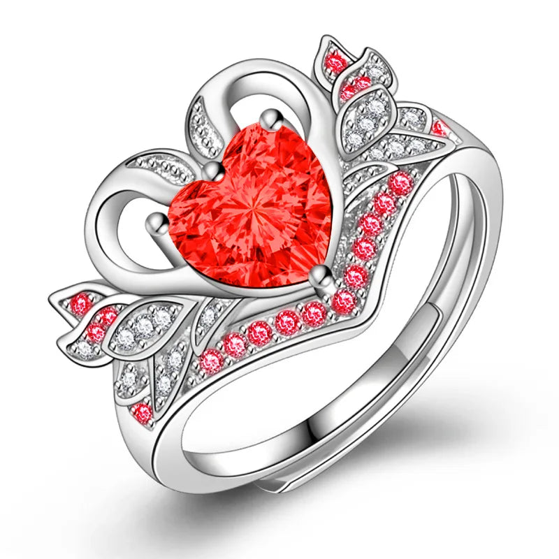 Swan Rings Zircon Stone Crystal Ring for Women Wedding Engagement Ring Fashion Jewelry High Quatlity Jewelry