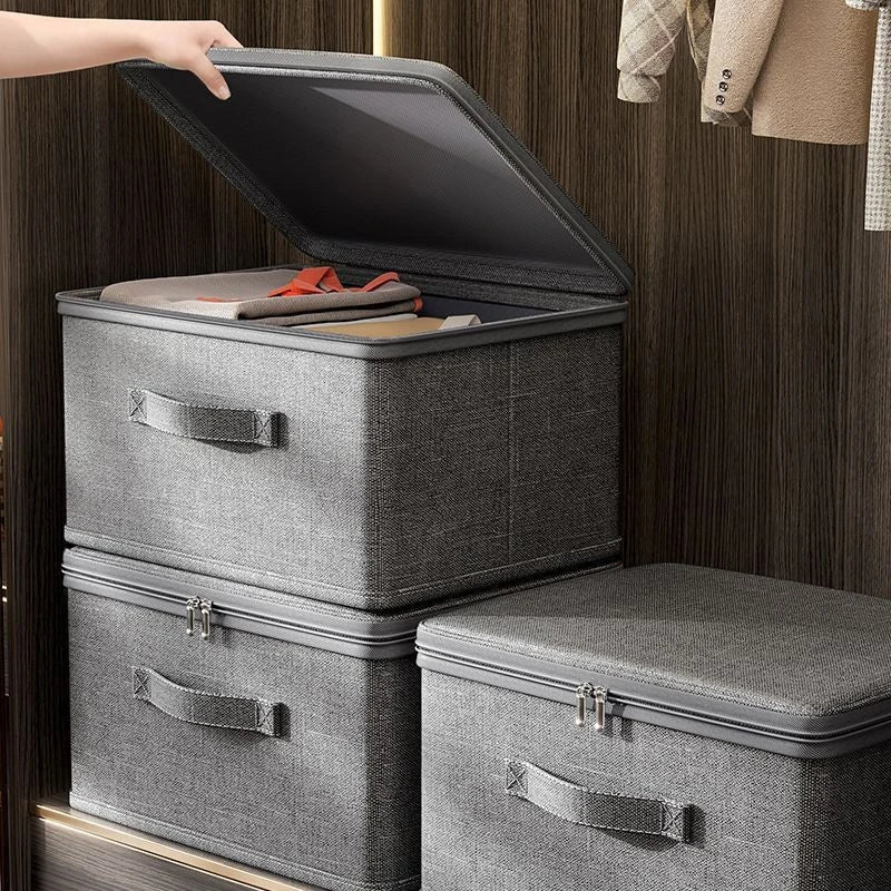 Stackable Storage Box, Wardrobe Organizer, Large Storage Space, Office Supplies Storage Box, Household Storage Supplies