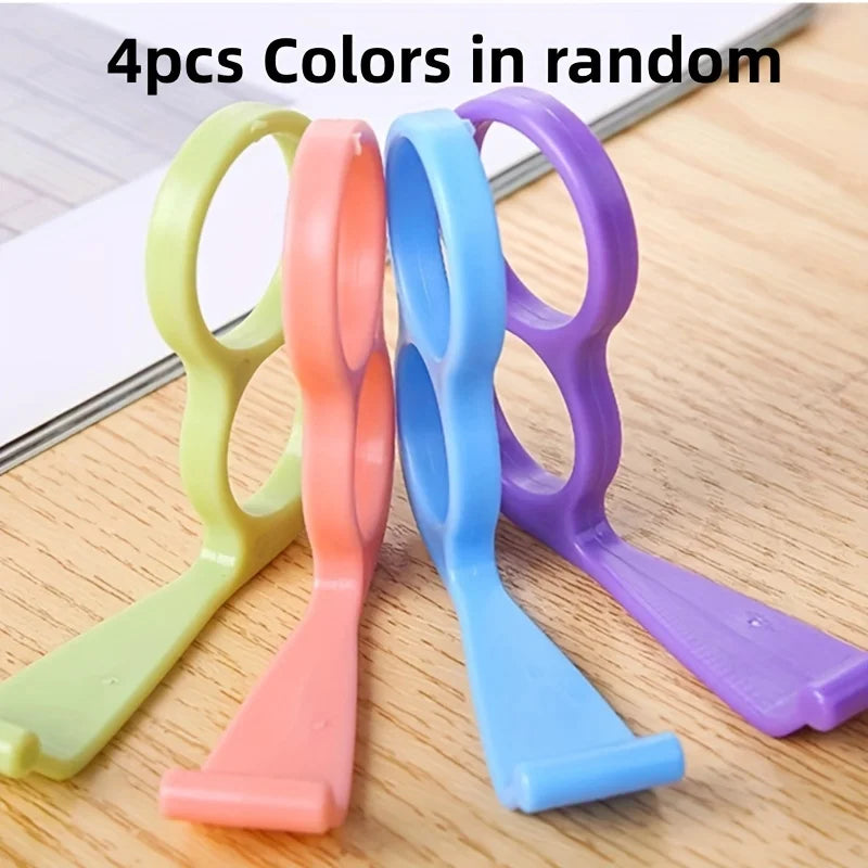 Durable Phone Grip Holders Durable Plastic Non-Slip Finger Ring Stand Mounting Utility Hooks for Secure Handheld Use & Desktop