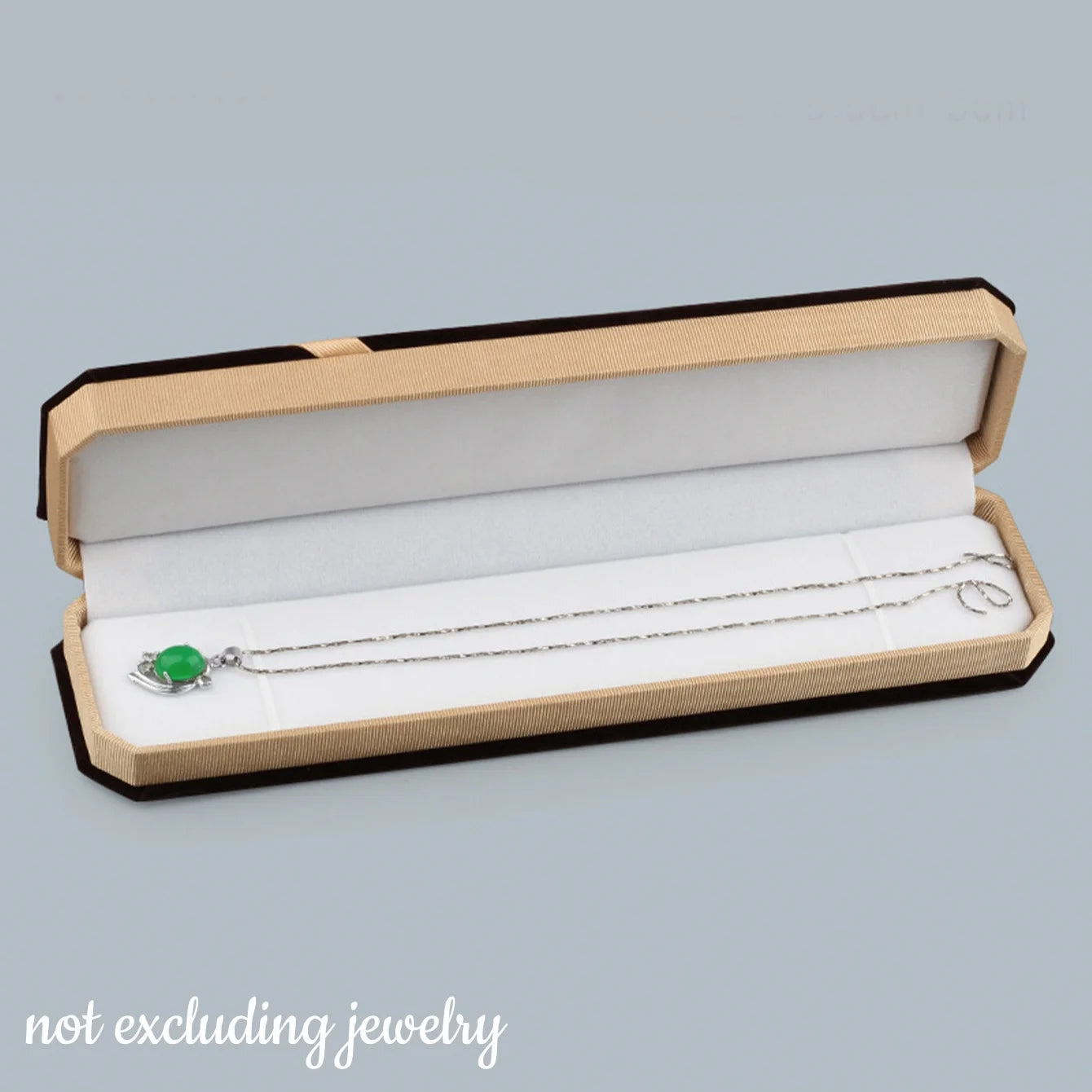 Velvet Jewelry Gift Box for Necklace Rings Pendant Bracelet Elegant Jewelry Packing Case for Festival Birthday Gifts Storage