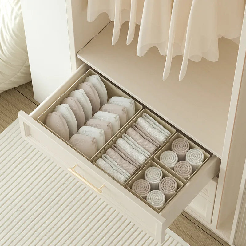 Wardrobe Organizer Clothes Organizer For Underwear Socks Pants Clothes Storage Box Cabinet Organizers Drawer Storage T-Shirt Box