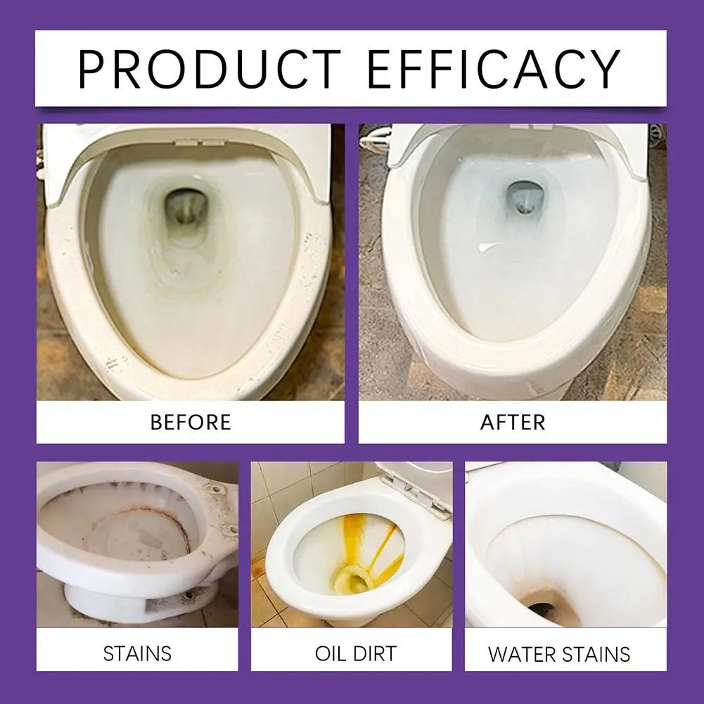 Toilet Cleaner Removes Stubborn Stains Grease Odors to Maintain a Refreshing Scent For Toilet Bowl Cleaning Bathroom Supplies