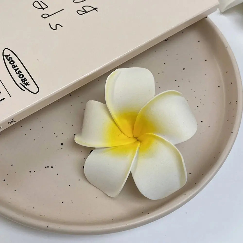 Korean Style Simulation Flower Hair Clip Bohemian Style Seaside Vacation Headwear Flower Hairpin Female Hair Accessories