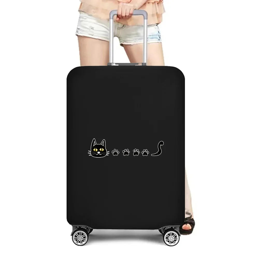 Travel Essentials Suitcase Case for 18-32 Inch Walls Print Trolley Protective Covers Holiday Traveling Accessories Luggage Cover
