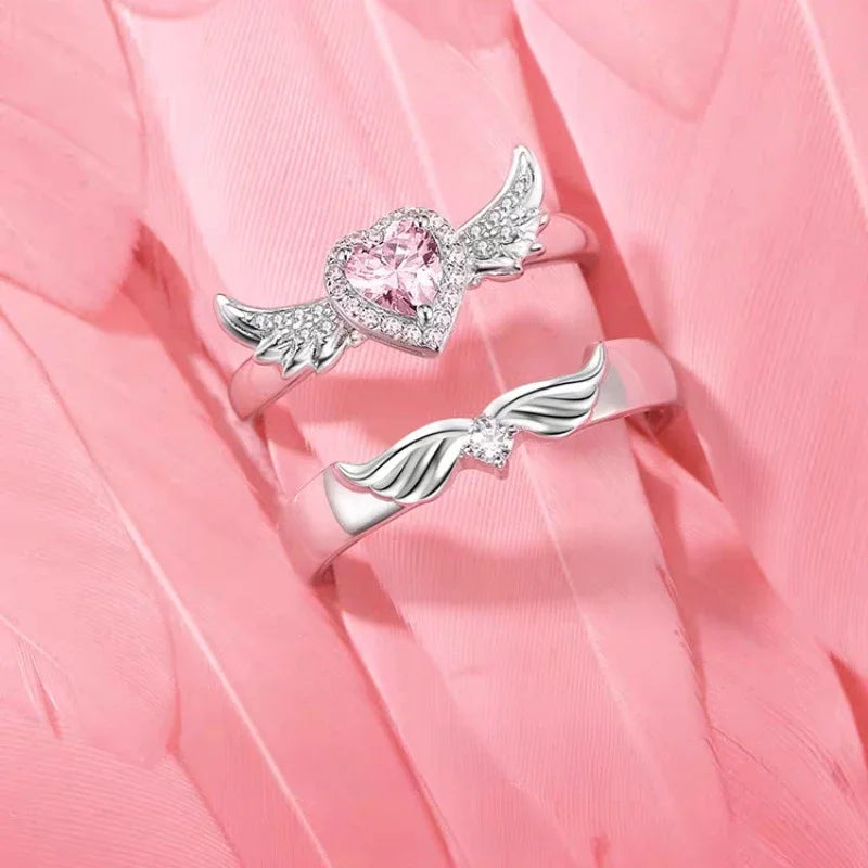 Respectable and Sophisticated Angel Wings with Gorgeous GemStone!