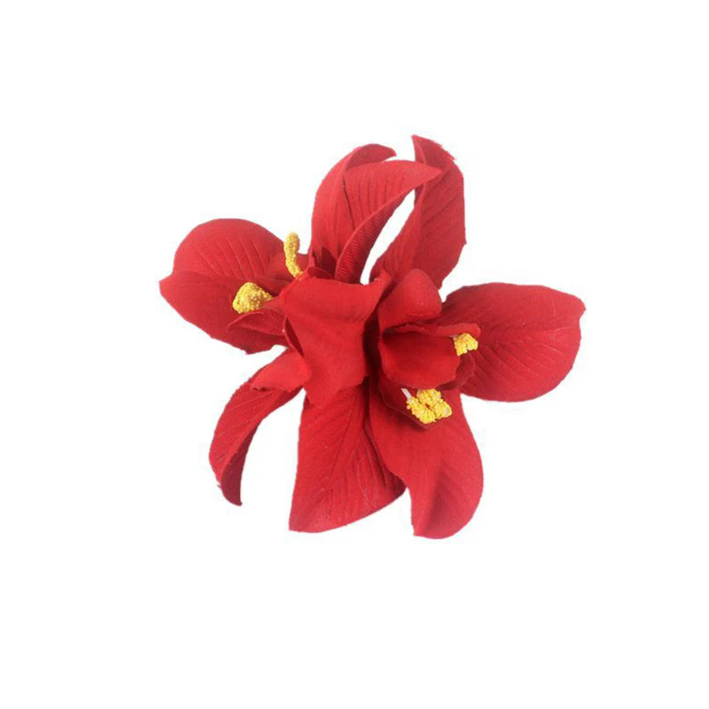 1PC Fashion Flowers Hair Clips Women Bohemia Bridal Orchid Hairpins Wedding Accessories Girls Barrette Beach Hair Accessories