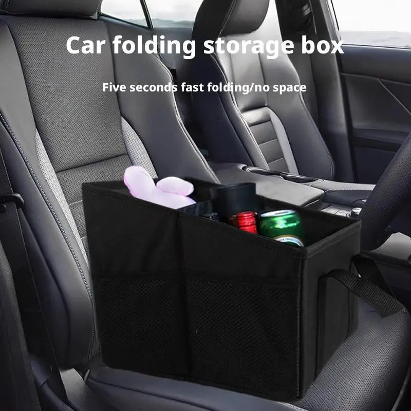 Car Storage Organizer Box Large Capacity Space-saving New Automotive Backseat Car Storage Box Outdoor Trunk Organizer