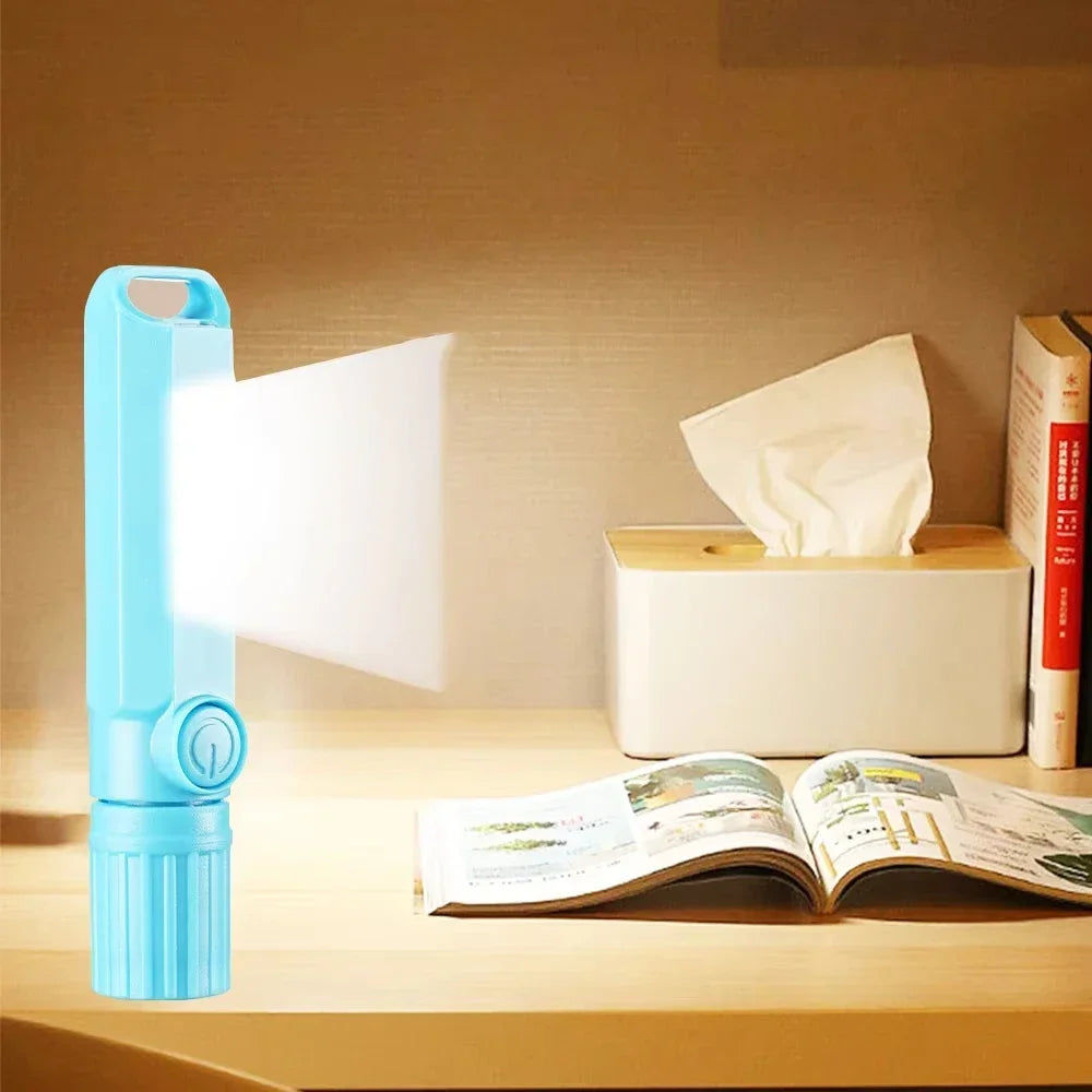 Super Bright LED Mini Flashlight With Side Light Torch USB Portable Telescopic Zoom Work Light Waterproof Outdoor Camping Light