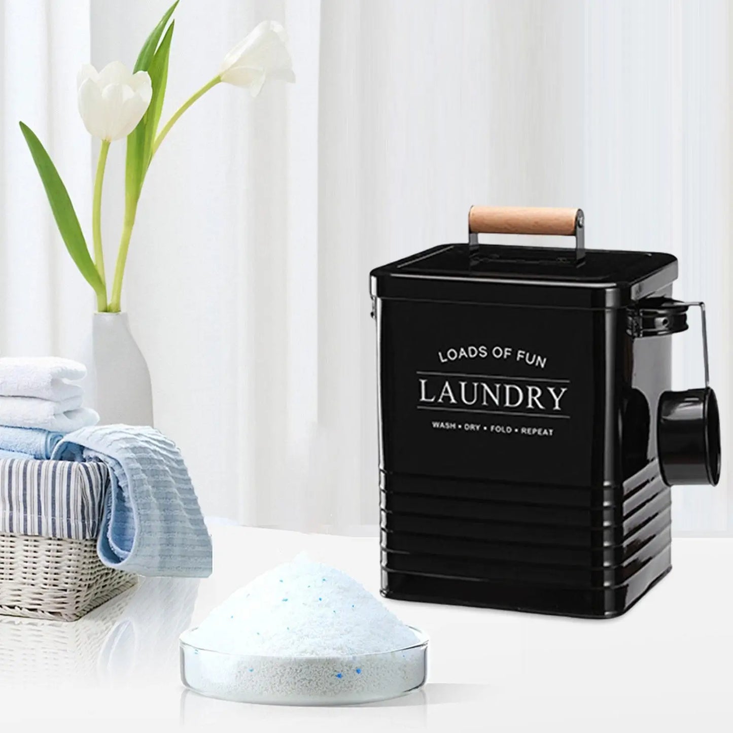 Laundry Powder Storage Storage Container Modern Multifunctional Sealed Airtight