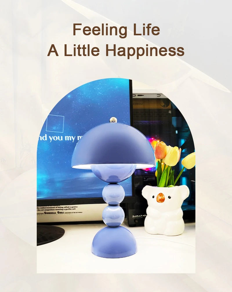 LED Table Lamp Interior Dimmable For Fixture Living Table Bedroom Bedside Room Home Decoration Night Nordic Lamps Desk Light