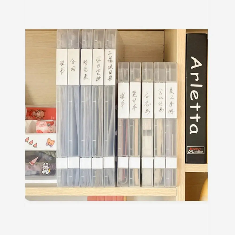 Organizer Certificates Contract Office Supplies File Organizer Box Slim Document Case Puzzle Storage box Desktop Storage Box