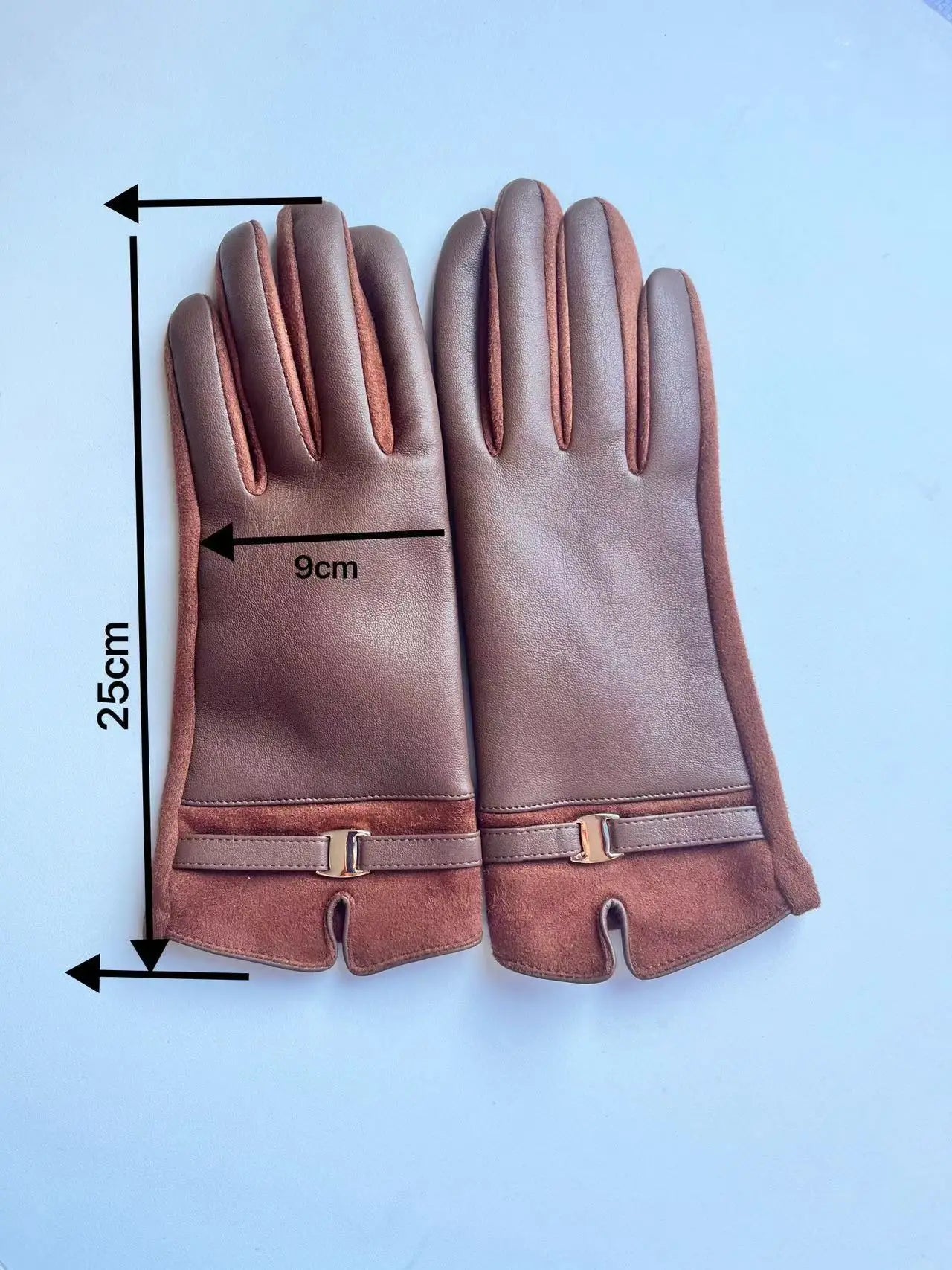 2025 New Gloves for Women in Winter Warm and Plush Thickened Cold Proof Driving Touch Screen Gloves for Outdoor Cycling