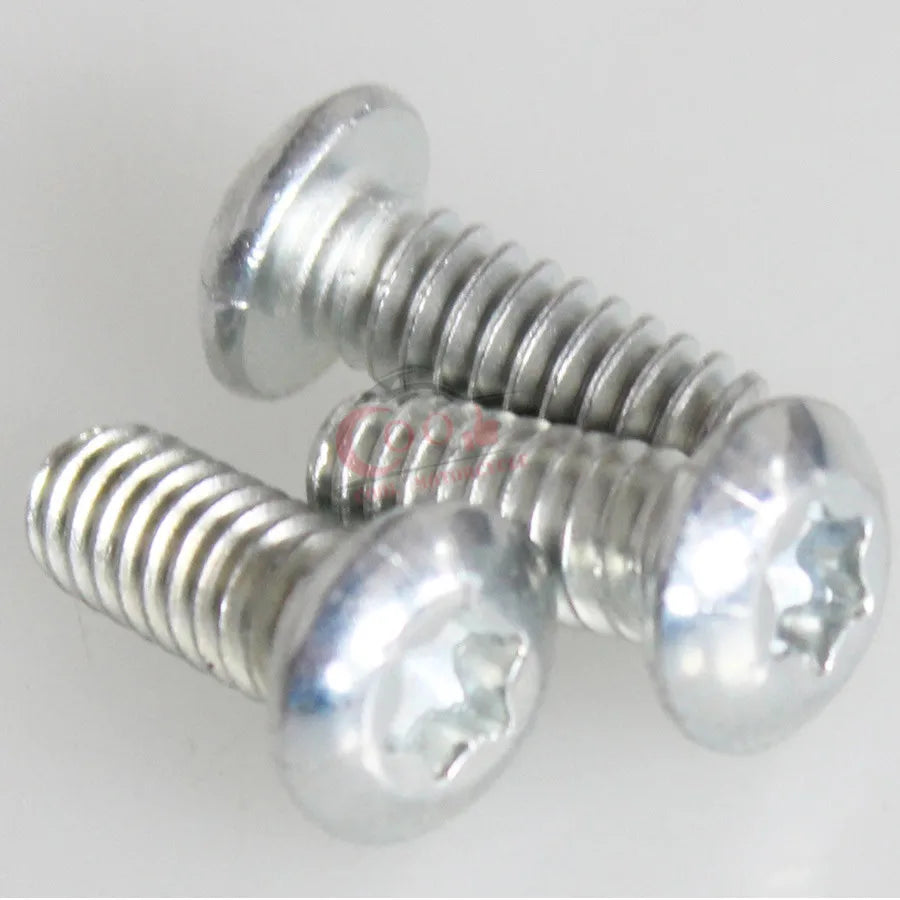 3pcs Chrome Windshield Bolts Kit Hex Hexagon Socket Allen Round Button Head For Harley Electra Glide Touring Models 1996-2013