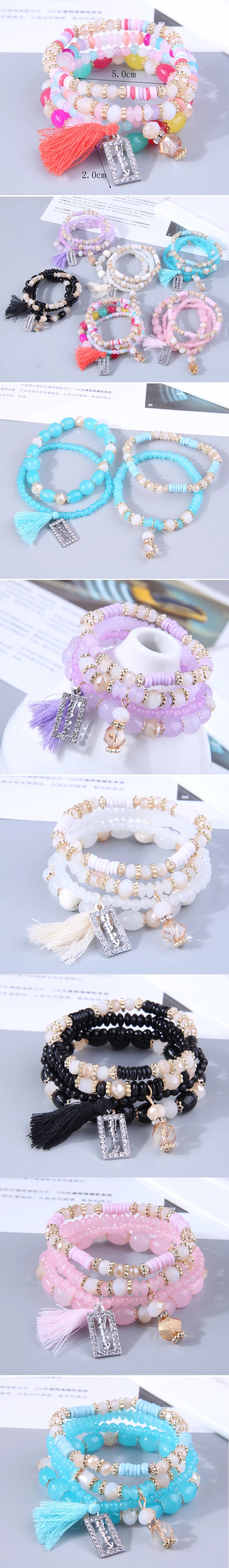 Trendying Products Boho Bracelets Woman Fashion 2023 Bracelets for Women Glasses Stone Bracelet Jewelry Christmas Gift