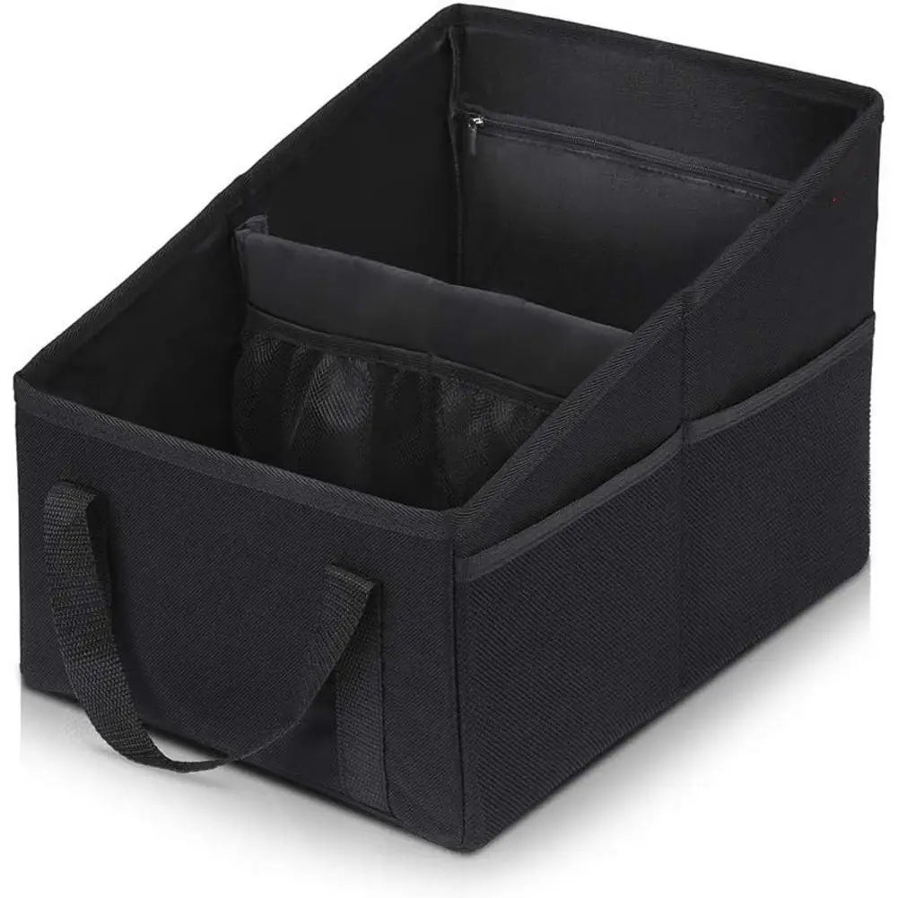 Car Storage Organizer Box Large Capacity Space-saving New Automotive Backseat Car Storage Box Outdoor Trunk Organizer