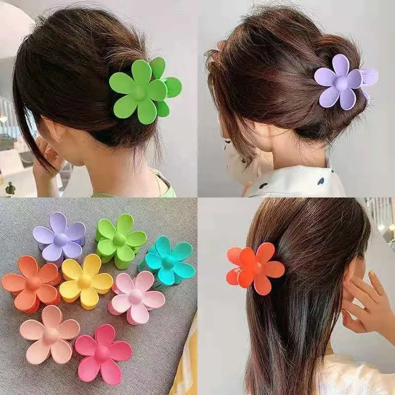 Fashion Cute Hair Clips Women Girl Hair Clip Curly Hair Accessories Summer Flowers Simple Sweet Style Hair Pins and Clips