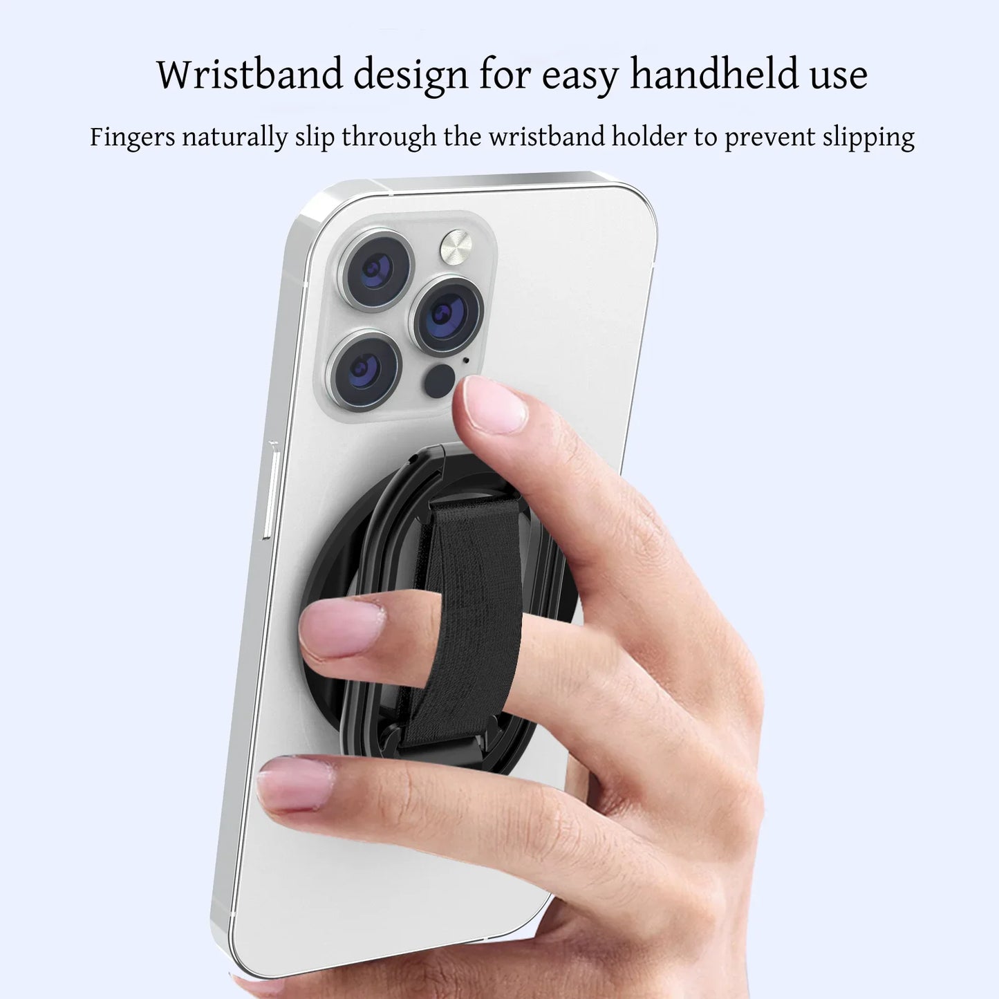 NEW MagSafe Phone Grip Stand for MagSafe Kickstand Compatible with Mag Safe Finger Loop with Phone Ring Holder Strap for iPhone