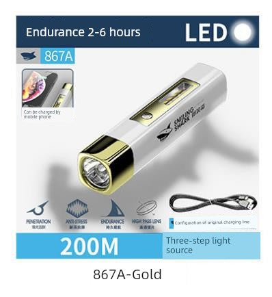 Power Torch Rechargeable Power Bank Floodspotlight Remote Outdoor Portable and Versatile Waterproof Ultra-Long Life Battery