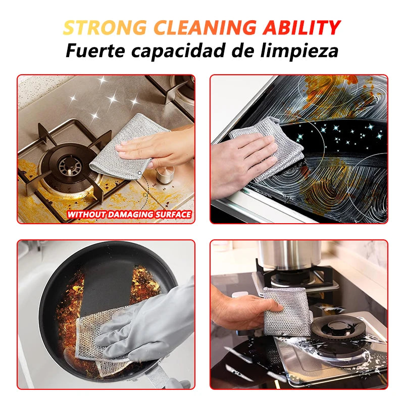Magic Cleaning Cloth Multipurpose Wire Miracle Cleaning Cloth Innovative (Free Shipping) 💝🌹💖✨