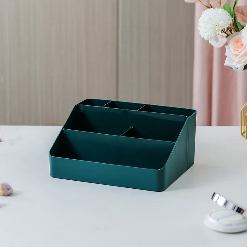 Cosmetics storage box, desktop storage shelf, dresser, large-capacity sorting rack