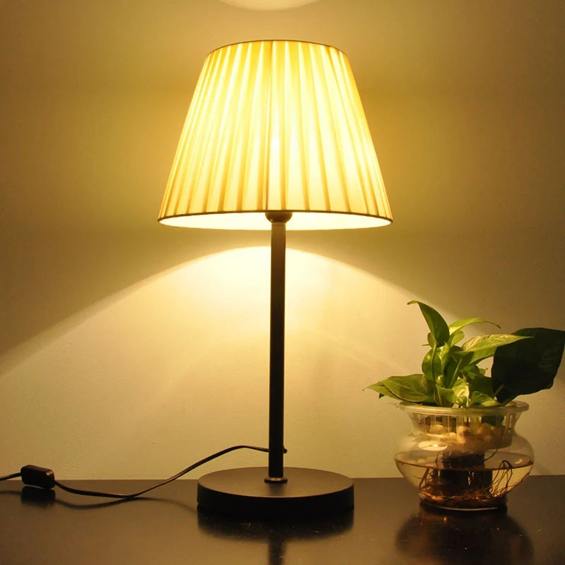 LED Table Lamps Study Bedroom Decoration Bedside Tables Rechargeable Light Touch Remote Control Cloth Cover Reading Desk Lamp