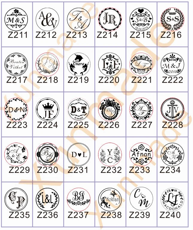 Custom logo design Embossing Seals customize double Name 2 initials personalized Letter stamp/weddingCustom invitations envelop