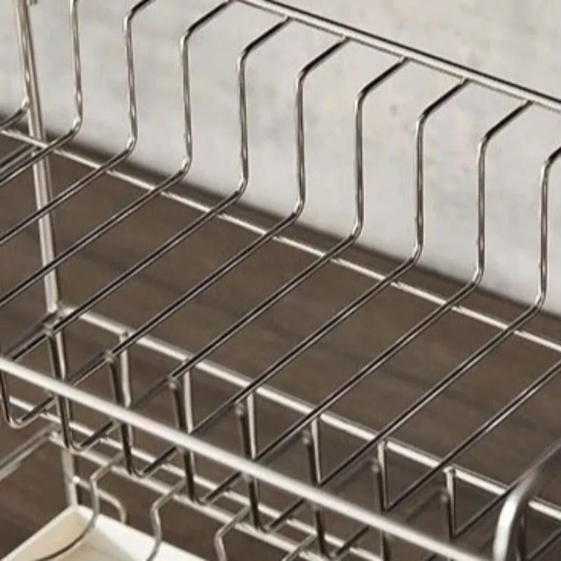 Three Layers Living Room Storage Racks Stainless Steel Practical Simple Kitchen Desktop Storage Holder Luxury Modern Home Decor