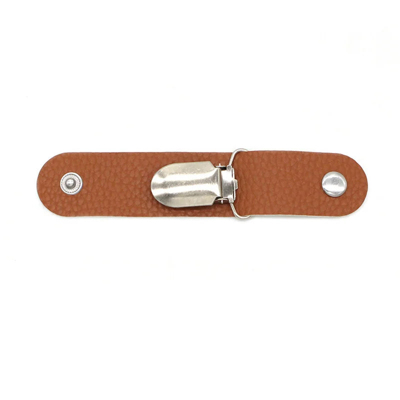 Travel Leather Hat Clip Outdoor Backpack Luggage Storage Bag Leather Hat Clip Multifunctional Straw Hat Clip Hat Accessories