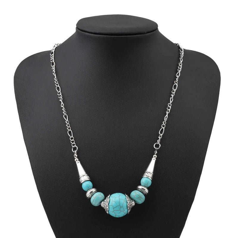 Fashion Choker Necklaces for Women Female Metal Round Vintage Statement Necklace Girls Party Holiday Jewelry Gifts