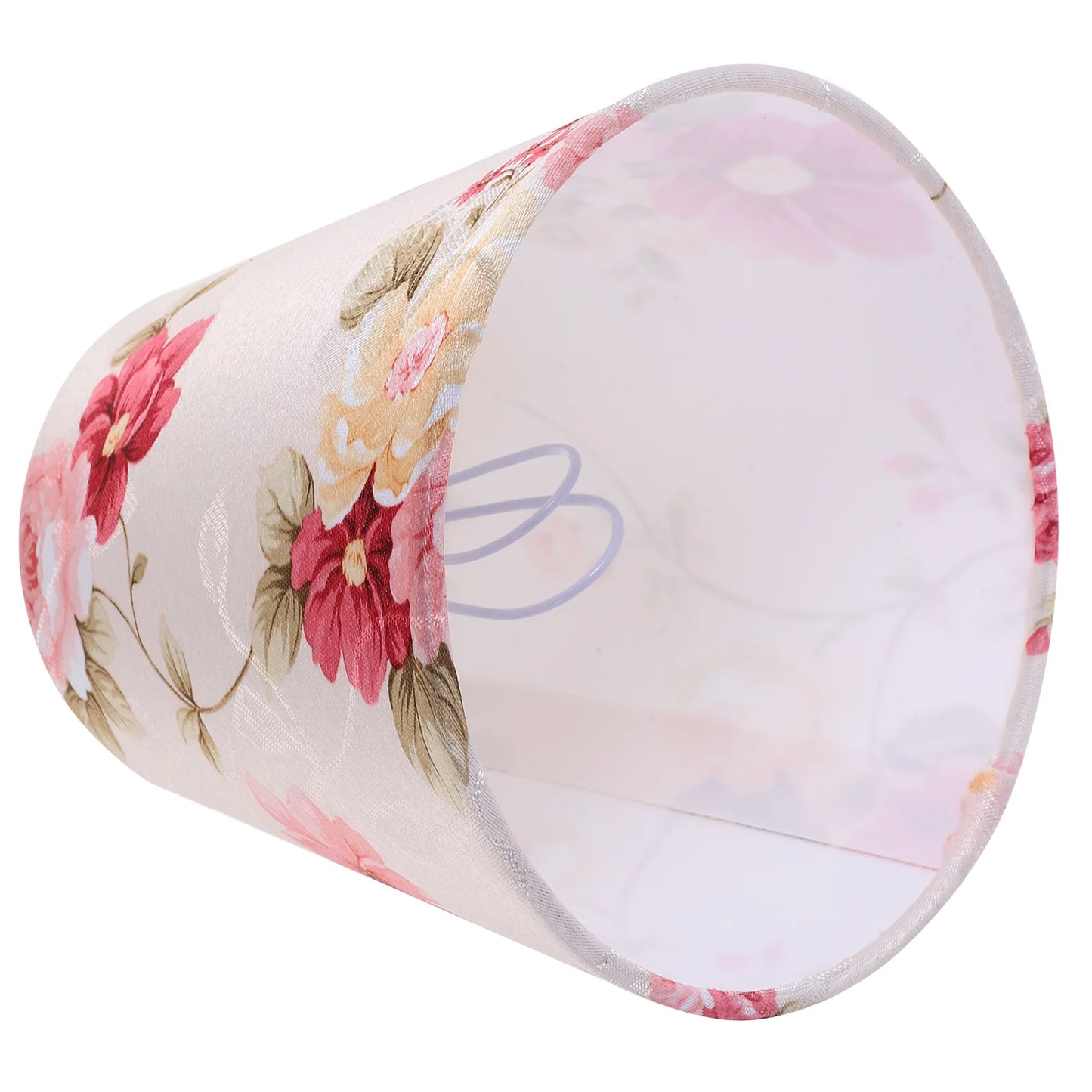 Pastoral Flower Lamp Shade Elegant Fabric Pendant Light For Bedroom Living Room Easy Install table lamp shade table lampshade