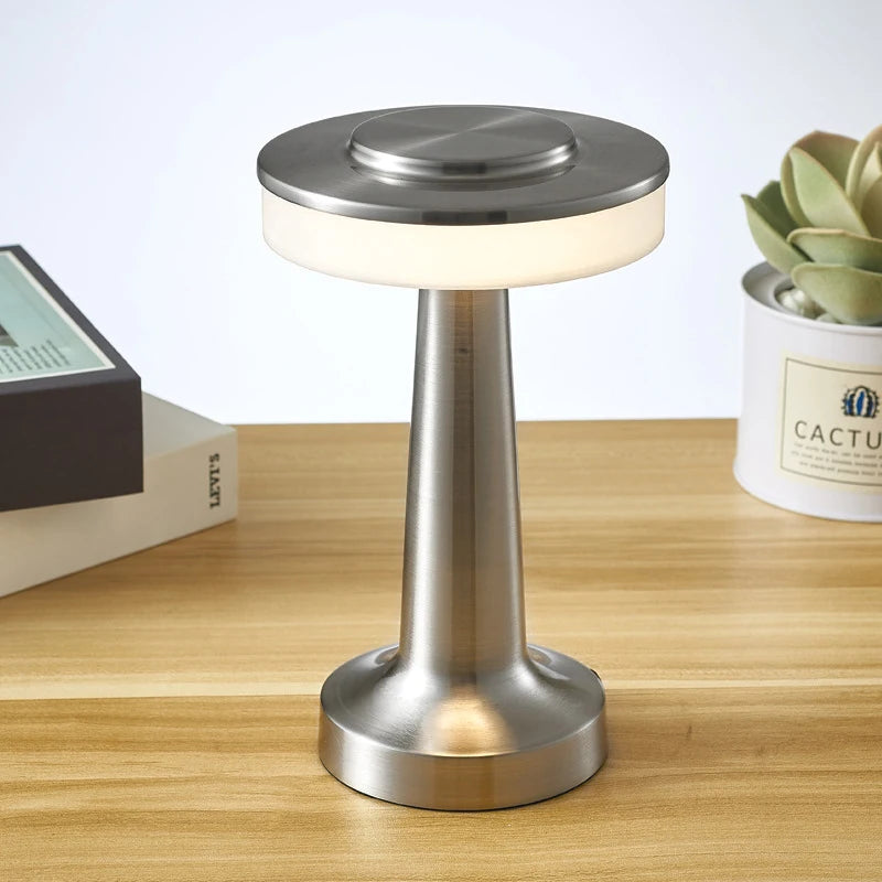 Touch Led Charging Table Lamp Creative Dining Hotel Bar Coffee Table Lamp Outdoor Night Light Living Room Decorative Desk Lamp