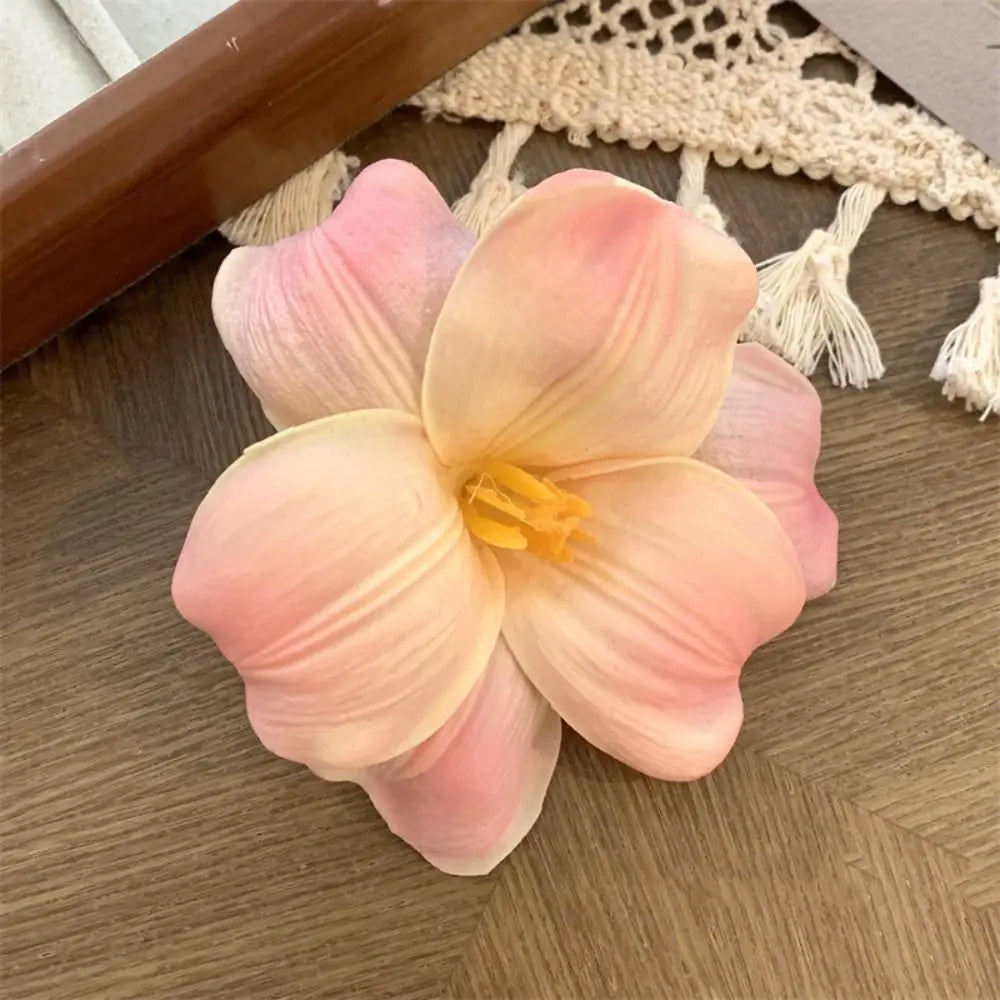Cloth Simulation Flower Hair Clip Bohemian Style Korean Style Tulip Flower Hairpin Seaside Vacation Headwear