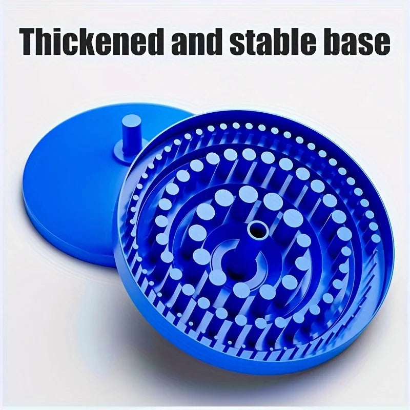 Rotary Tool Bit Holder, ⚡🎗️(Drill Bench Tool Holes Screwdriver Bit Holder) Drill Head Storage Case❤️💝
